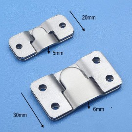 GeckoTeq Cleat Z-Clip Ophang Beugels - geleverd per set van 2 stuks