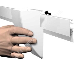 Artiteq Info Rail Storage Clip - in 2 colours