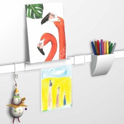 Artiteq Info Rail Storage Clip - in 2 colours