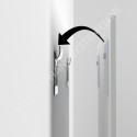 GeckoTeq Zelfklevende DiBond Glas Forex Spiegel Hanger incl. 2 Bumpers - per 1