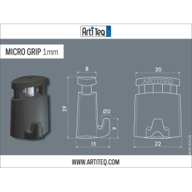 Artiteq 1,0mm Zelfremmende Micro Haak - 10kg