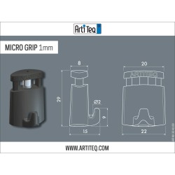 Artiteq 1,0mm Micro Grip Hook - 10kg