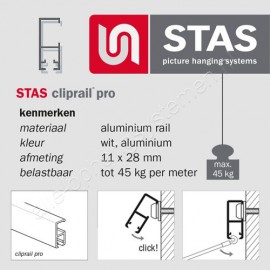 STAS cliprail pro 200cm